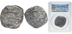 World Coins - Bolivia Spanish colony 1688 P VR 8 Reales - Charles II Silver (.931) 20.47g PCGS VG Environmental Damage  KM 26 Calico-730