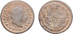 World Coins - Spain Kingdom 1820 J 8 Maravedis - Fernando VII (Jubia,2nd portrait) Copper Jubia Mint 9.82g F Cal 1554 Aureo 200