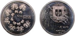 World Coins - Portugal Third Republic 2010 INCM 1.50 Euro (Against Famine) Copper-nickel (89890) 8.11g BU  KM 795