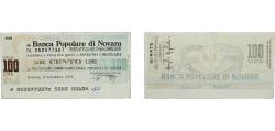 World Coins - Italy 1976 100 Lire (Banca Popolare di Novara) Paper VF  P G 1283