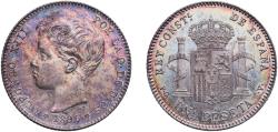 World Coins - Spain Kingdom 1896 