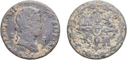World Coins - Spain Kingdom 1831 8 Maravedis - Fernando VII (2nd portrait) Copper Segovia Mint 12.19g VF KM 486.1 Cal 1695 Aureo 236