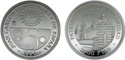 World Coins - Spain Kingdom Juan Carlos I 1997 M 2000 Pesetas UNESCO World Heritage, Djenne
