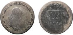 World Coins - Germany Kingdom of Prussia Holy Roman Empire 1789 E ⅓ Reichsthaler - Frederick William II Silver (.625) Königsberg Mint (1296972) 7.68g VF  Old/Mue 1 4,8,11 KM 344 Schön DM 158 Ne