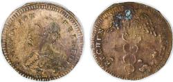 World Coins - Germany Free imperial city of Nürnberg Holy Roman Empire 18th Century Counter token Brass 0.66g VF