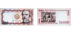 World Coins - Peru Republic 1985 5000 Soles de Oro Paper UNC P 117