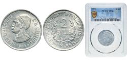 World Coins - Guinea Republic 1971 2 Sylis Aluminium Shanghai Mint Co. Ltd 2g PCGS MS 63  KM 44 Schön 43