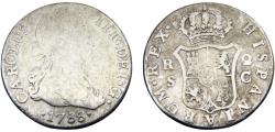 World Coins - Spain Kingdom Carlos III 1788 S C 2 Reales
