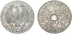 World Coins - Germany Federal republic 1989 G 10 Deutsche Mark 40th Anniversary of the German Federal Republic