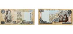World Coins - Cyprus Republic 1997 1 Pound (Orange) Paper (10000000) AU  P 60