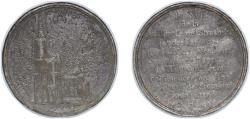 World Coins - Germany German states ND Medal - Foundation of Strasbourg Cathedral Commemorative Tin 30.92g VF