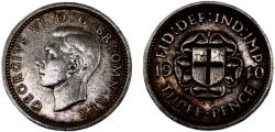 World Coins - Great Britain United Kingdom George VI 1940 3 Pence