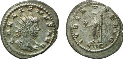 Ancient Coins - Rome Roman Empire 266 VIIC BI Antoninianus - Gallienus (LVBENTVS AVG) Billon Antioch Mint 3.35g XF RIC 615 RSC 415