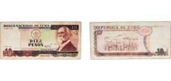 World Coins - Cuba Second Republic 1991 10 Pesos Paper VF P 109