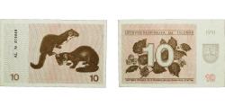 World Coins - Lithuania Republic 1991 10 Talonas ("Coupon") Paper UNC  P 35