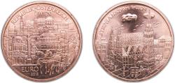 World Coins - Austria Second Republic 2015 10 Euros (Stephansdom Wien) Copper Münze Österreich (130000) 15.07g UNC KM 3243