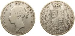 World Coins - Great Britain United Kingdom 1875 ½ Crown - Victoria (1st portrait; 2nd type) Silver (.925) (1113400) 13.80g VF KM 756 Sp 3889