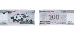World Coins - North Korea Democratic People's Republic 2008 100 Won Paper UNC P 61