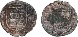 World Coins - Spain Kingdom 1566 - 1598 B Cuartillo - Philip II Billon Burgos Mint 2.29g VF Cal 785
