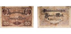 World Coins - Germany German states 1914 20 Mark (Darlehenskassenschein) Paper F  P 48