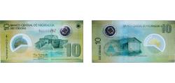 World Coins - Nicaragua Republic 2007 10 Córdobas Polymer UNC P 201