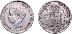 World Coins - Spain Kingdom 1900 