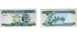 World Coins - Solomon Islands 1986 2 Dollars Paper UNC P 13