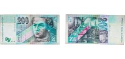 World Coins - Slovakia 1999 200 Korun Paper XF P 30