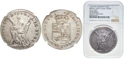 World Coins - Germany Brunswick-Lüneburg-Calenberg-Hannover German states 1738 1 Thaler - George II August Silver Clausthal Mint NGC XF  Welter 2558 KM 232 Dav GT II 2089