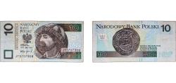 World Coins - Poland Third Republic 1994 10 Zlotys Paper XF P 173