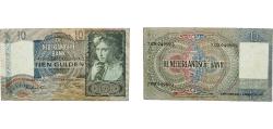 World Coins - Netherlands 1940 10 Gulden ("Shepherdess") Paper XF  P 56 Plomp PL38