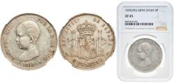 World Coins - Spain Kingdom 1890 