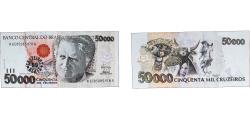World Coins - Brazil Federative Republic of Brazil 1993 50 000 Cruzeiros (3rd edition) Paper (628900000) UNC P 234 AI Notes C226