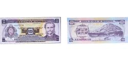 World Coins - Honduras Republic 2003 2 Lempiras Paper UNC P 80 P 80A