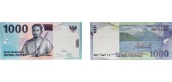 World Coins - Indonesia Republic 2000 1000 Rupiah Paper UNC P 141 TBB 597