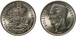 World Coins - Venezuela Fourth Republic 1967 1 Bolívar Original luster Nickel Royal Mint (Tower Hill) (180000000) 5.02g UNC  Y 42 Schön 52 NCV mv1bs-ca