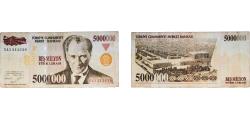 World Coins - Turkey Republic 1997 5 000 000 Lira Paper (1140356000) VF  P 210