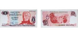 World Coins - Argentina Federal Republic 1983 1 Peso argentino Paper AU P 311 Bottero 2601 to 2606