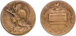 World Coins - France Republic ND Medal - Association des Eleveurs de Géant Blanc du Bouscat Bronze 43.09g UNC
