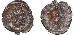 Ancient Coins - Rome Roman Empire Gallic Empire 270 - 271 BI Antoninianus - Victorinus (PROVIDENTIA AVG) Billon 1.9g VF RCV III 11178 RIC V.2 61 AGK 19