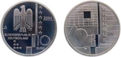 World Coins - Germany  Federal Republic of Germany 2004 A 10 Euro (Bauhaus Dessau) Silver (.925) Berlin Mint (300000) 18g PF KM230 J505 Schön229