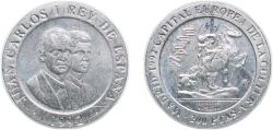 World Coins - Spain 1992 M 200 Pesetas - Juan Carlos I (Torch bearers) Copper-nickel (8000000) 10.54g UNC KM 909 Schön 163