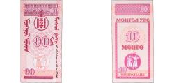 World Coins - Mongolia Republic 1993 10 Möngö Paper UNC P 49