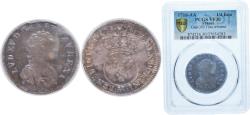 World Coins - France Kingdom 1716 AA ¼ écu "vertugadin" - Louis XV Silver (.917) Metz Mint 7.648g PCGS VF 30 KM 419 Dy royales 1653