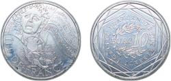 World Coins - France Fifth Republic 2012 10 Euros (Île de France) Silver (.500) (420000) 10.04g UNC KM 1875 Gad Euro C589