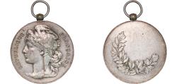 World Coins - France Republic ND Medal - Marianne Silver plated bronze 48.88g AU