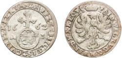 World Coins - Germany State of Brandenburg-Prussia Holy Roman Empire 1662 A B 1/24 Taler - Frederick William Silver Berlin Mint 2.04g XF Schrötter 1018