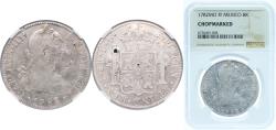 World Coins - Mexico Spanish colony 1782 FF 8 Reales - Carlos III Silver (.903) Mexico City Mint 27.07g NGC CHOPMARKET KM 106