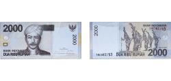 World Coins - Indonesia Republic 2009 2000 Rupiah Paper UNC P 148 TBB 598