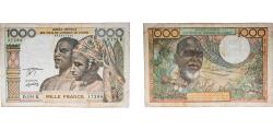 World Coins - Western African States 1978 1000 Francs (IVORY COAST) Paper VF P 3
